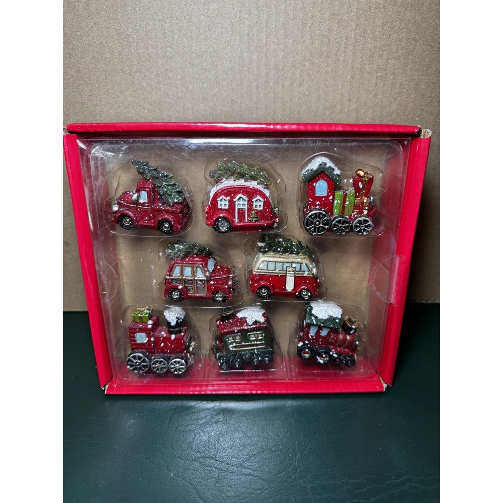 Gerson Christmas Vehicles Resin